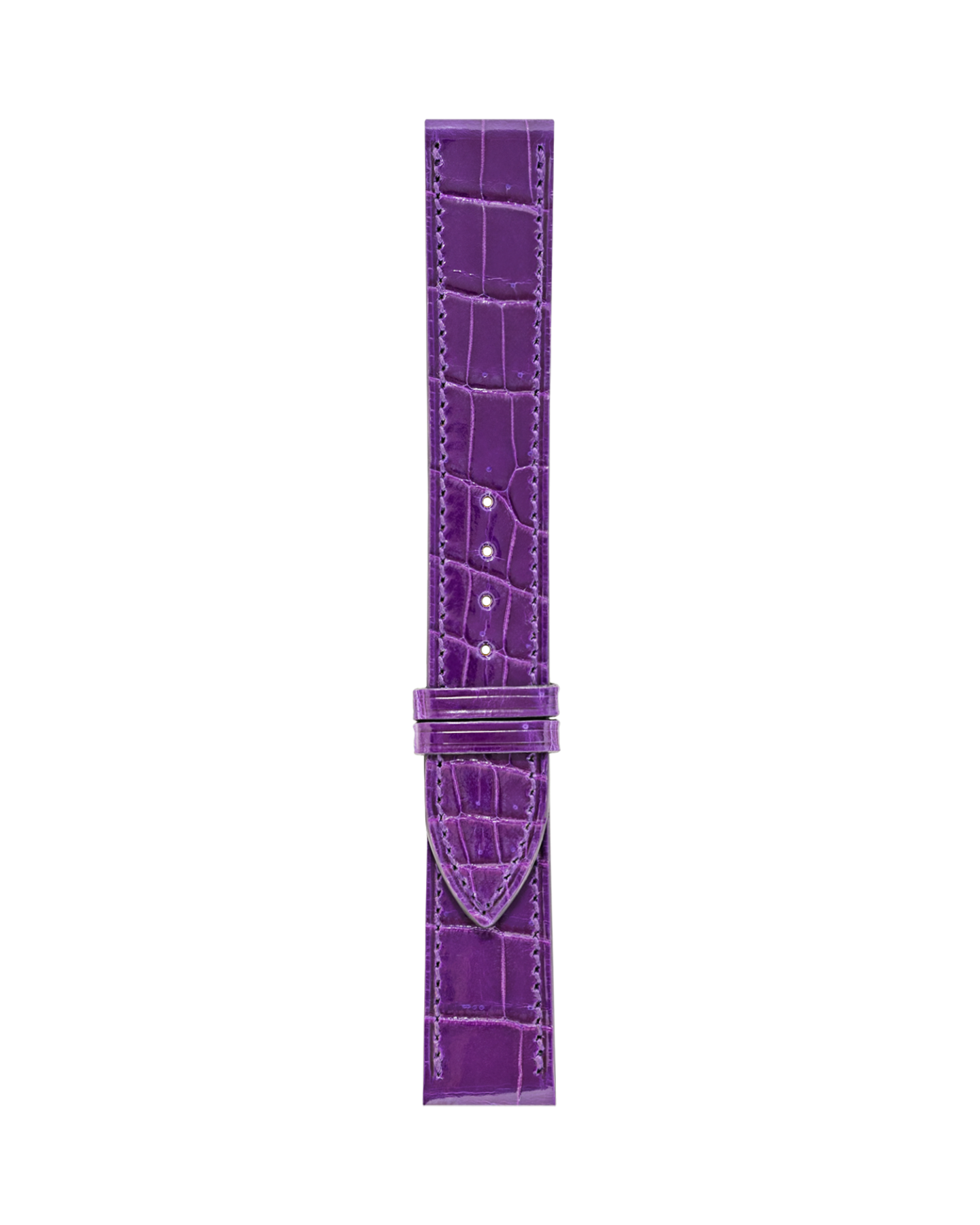 Crocodile@Purple Glossy Strap
